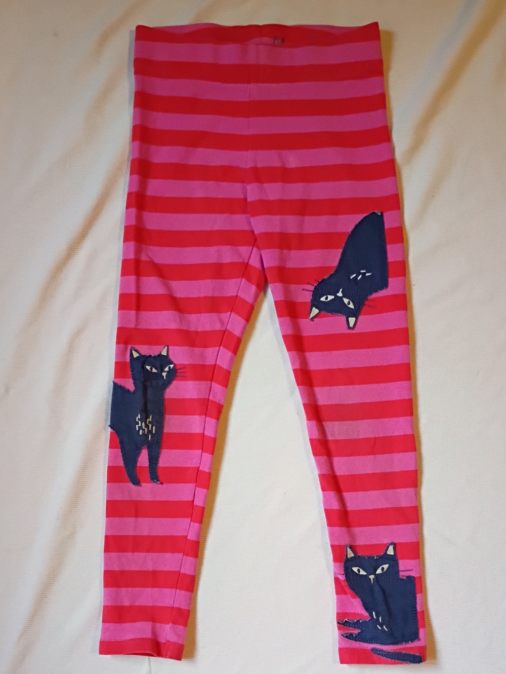 Mini Boden Girls Cat Applique Leggings